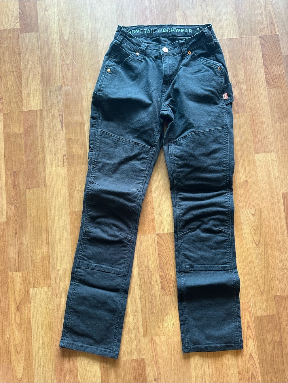 Dovetail Workwear Go To Stretch Canvas Pant on Charcoal Black - Picture 5 of 8